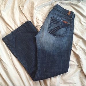 Seven for all mankind wide leg jeans